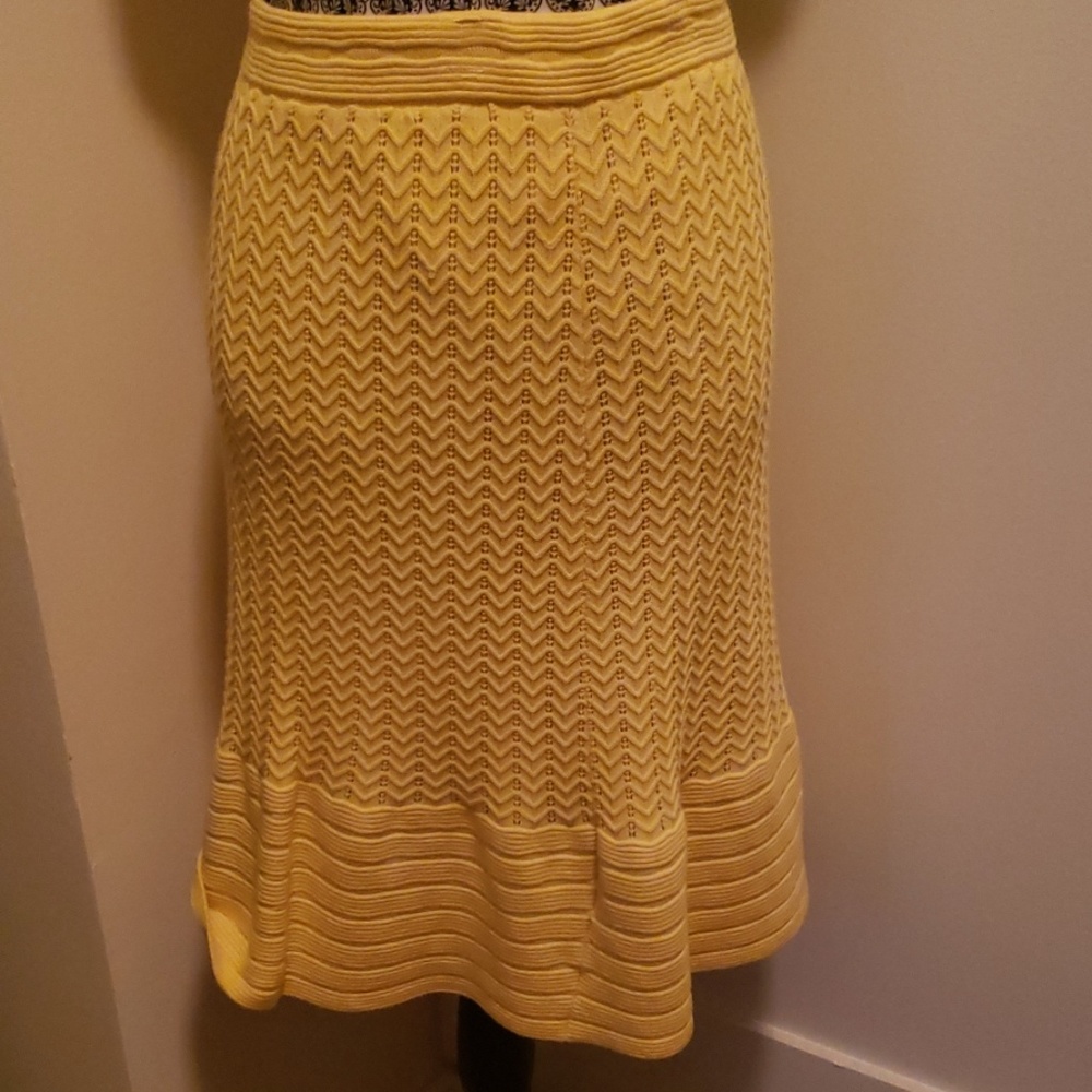 Yellow Pencil Skirt